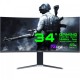 GameMax GMX34CKXQ 34" 144Hz 2K WQHD FreeSync G-Sync Curved Gaming Monitor